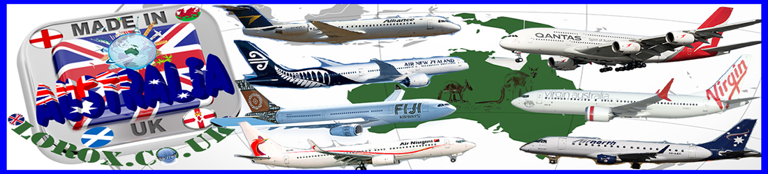 Aircraft Industry Australia - Travel & Transport 8 Demographic Continents (including Russia) - Airline Travel & Aviation Business Australia - Aircraft Industry Australia