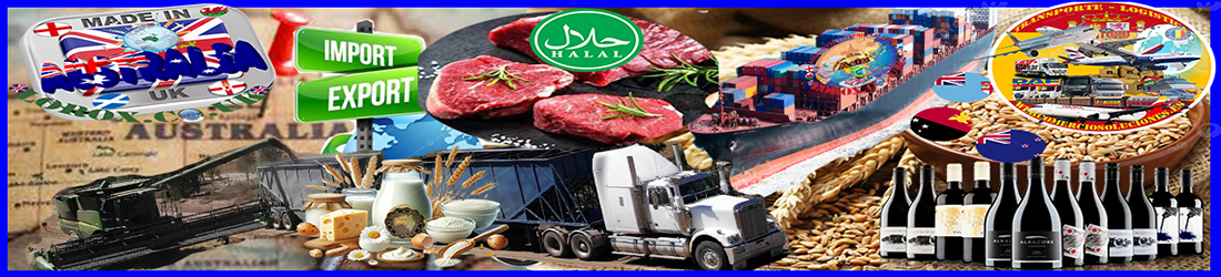 Food Industry Australia - Exports 📍Darwin Australia : Wheat  - Agro Exports Australia : Grains & Feeds, Soybeans, Fruits & Vegetables - Australia Agro Farmers & Meat Factories - Halal Food - WebComercioSoluciones.es Logistics Transport